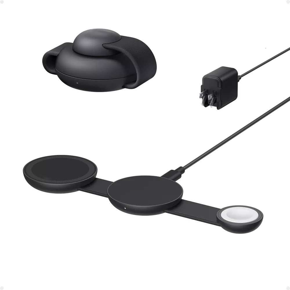 Qi2 15W Portable 3-in-1 Travel Wireless Charging Dock