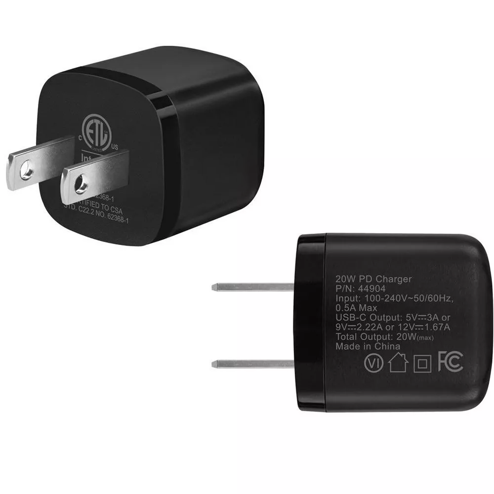 20W PD USB-C Mini Cube Wall Charger