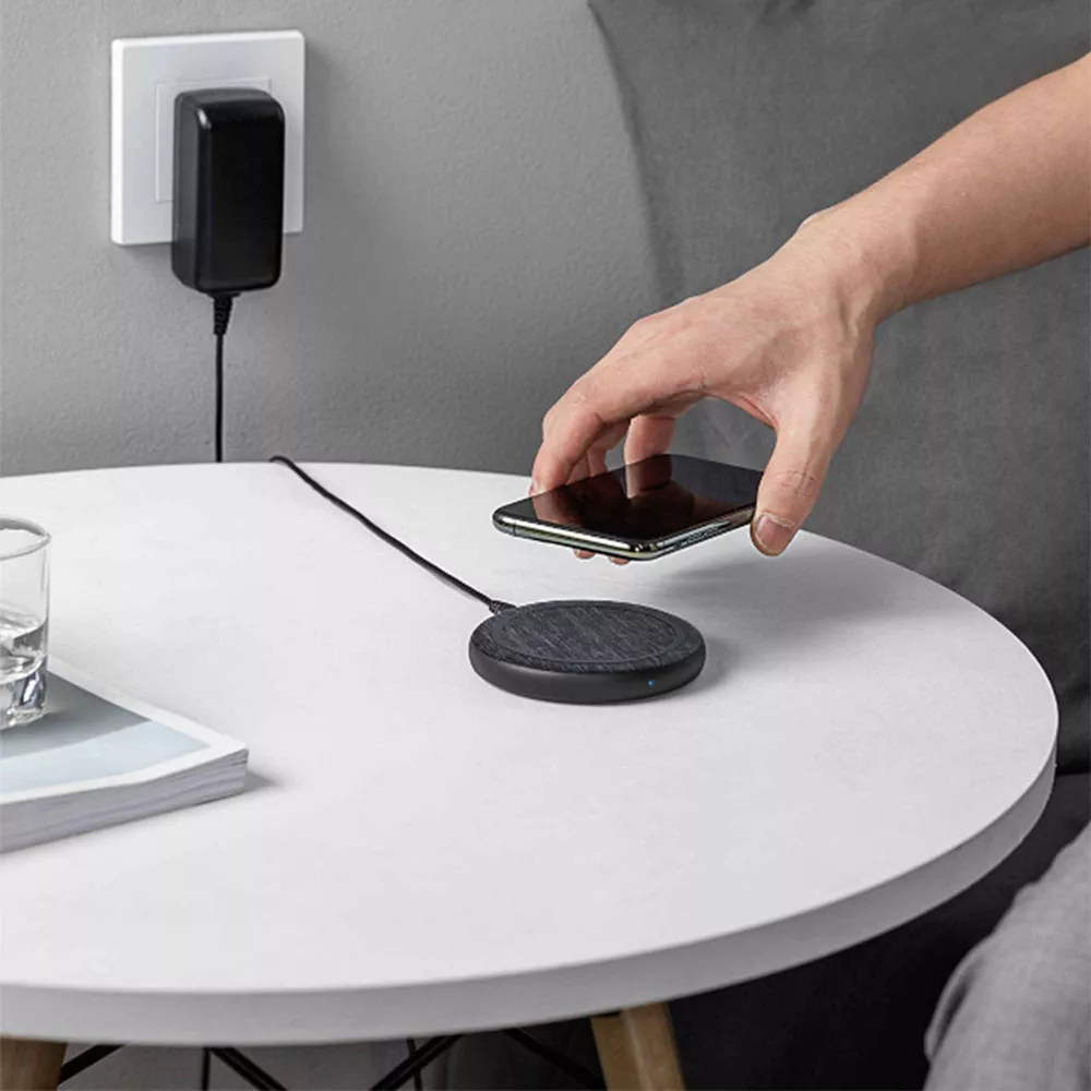 15W Qi Certified Fabric Wireless Charging Pad